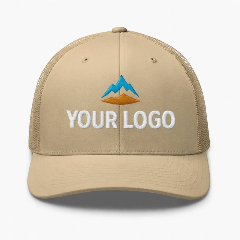 Custom Logo Trucker Hat – Premium Quality | No Minimum | Bulk Orders