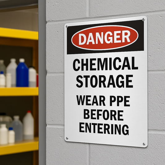 Premium Aluminum OSHA Signs – Indoor/Outdoor Compliance