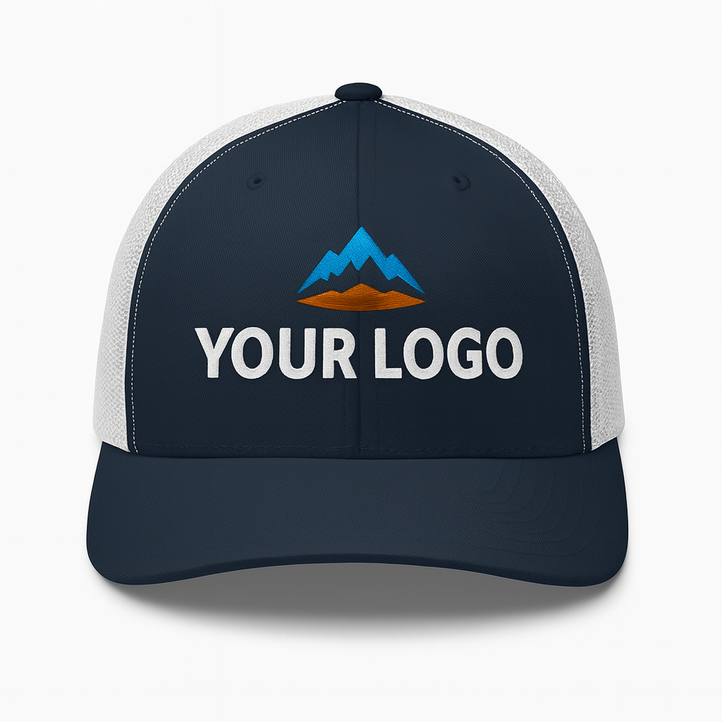 Custom Logo Trucker Hat – Premium Quality | No Minimum | Bulk Orders