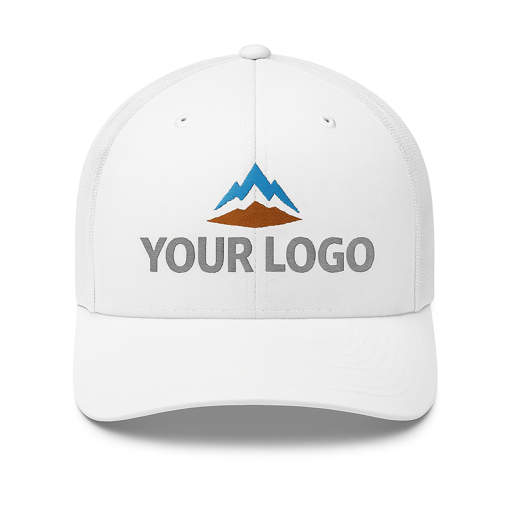 Custom Logo Trucker Hat – Premium Quality | No Minimum | Bulk Orders