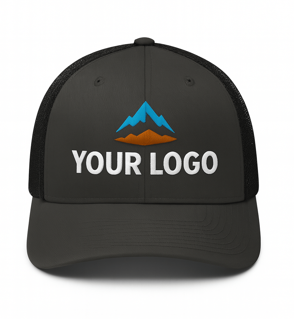 Custom Logo Trucker Hat – Premium Quality | No Minimum | Bulk Orders