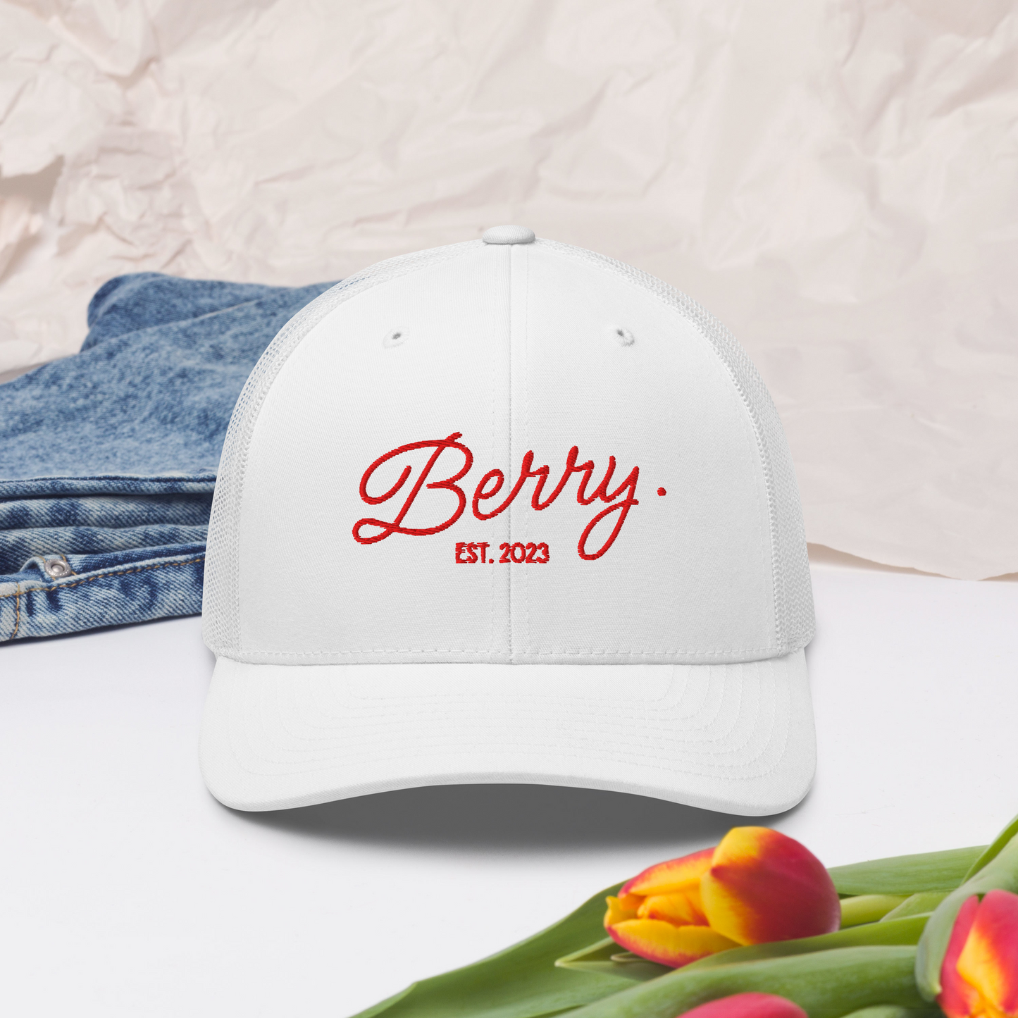 Custom Logo Trucker Hat – Premium Quality | No Minimum | Bulk Orders