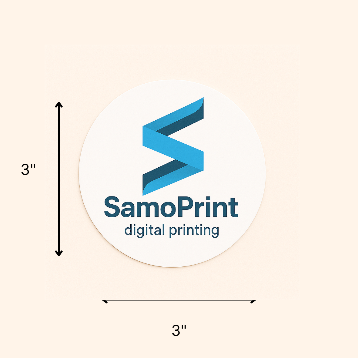 Asm Round Sticker Custom Round Sticker – SamoPrint