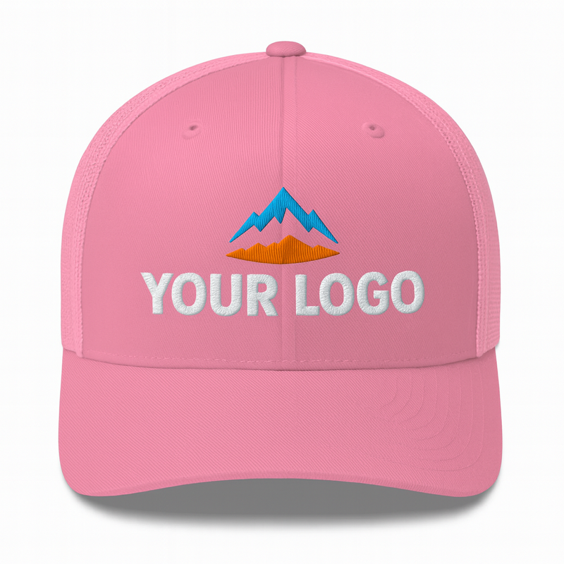 Custom Logo Trucker Hat – Premium Quality | No Minimum | Bulk Orders