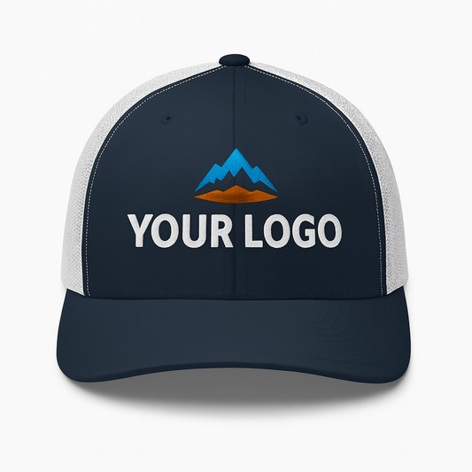 Custom Logo Trucker Hat – Premium Quality | No Minimum | Bulk Orders