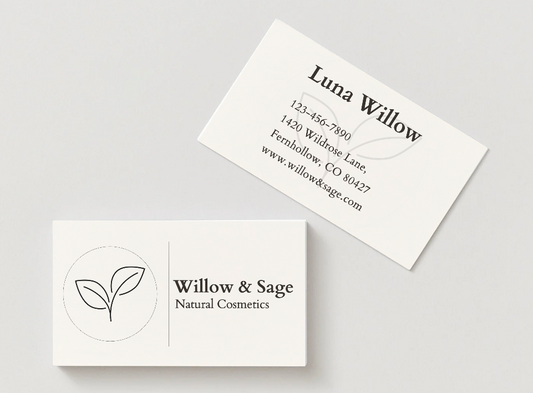 SamoPrint Recycled Business Card