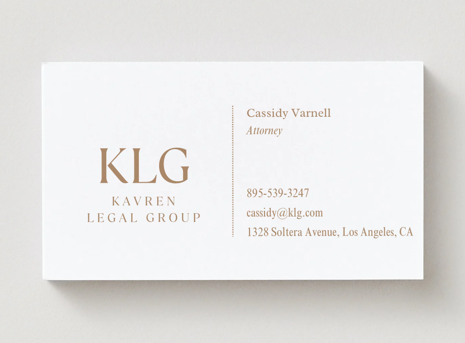 Classic Business Card