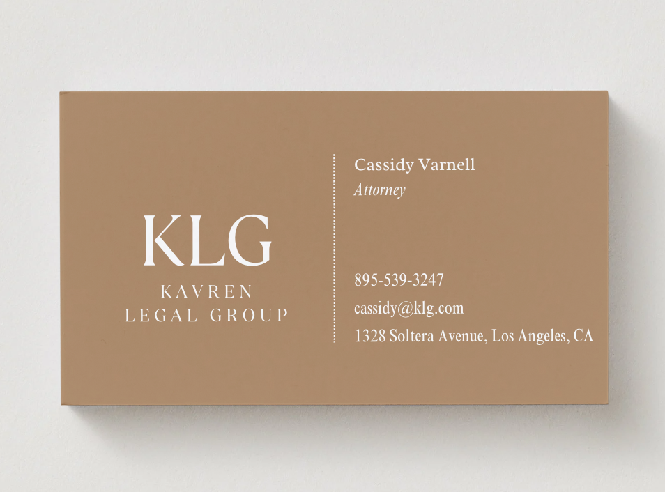 Classic Business Card